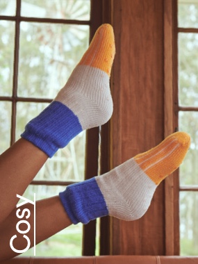Cosy Socks. Click to shop.