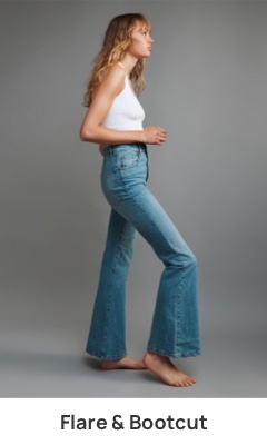 Women's Flared & Bootcut Jeans, 70s Style