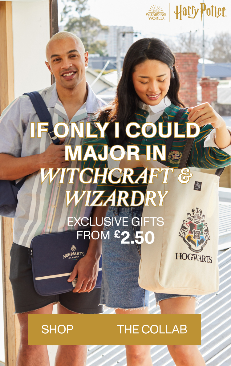 If Only I Could Major In Witchcraft & Wizardry. Exclusive Gifts From £2.50.