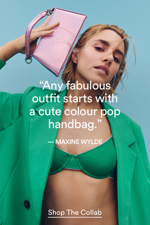 Any fabulous outfit starts with a cute colour pop handbag. Shop The Collab