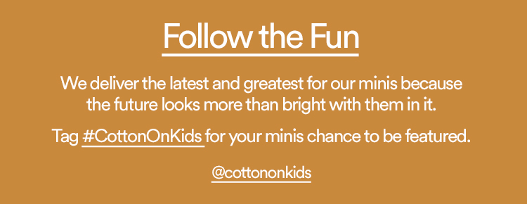 Follow us @Cottononkids.