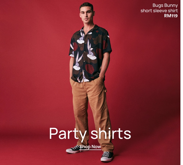 Men's Party Shirts. Click to Shop.