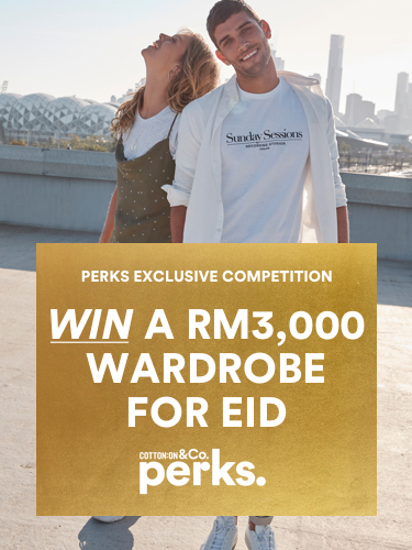 Cotton On & Co Perks exclusive competition. Win a RM3,000 wardrobe for EID.