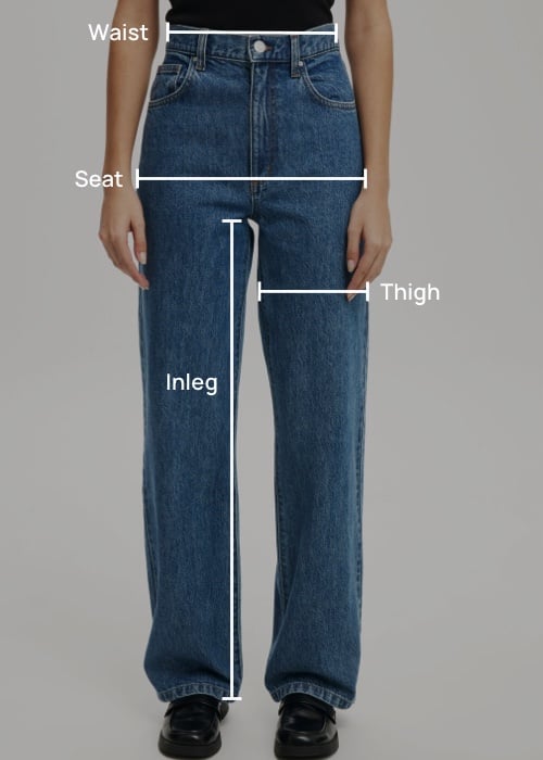 Women's Jeans. How to measure for the perfect fit.