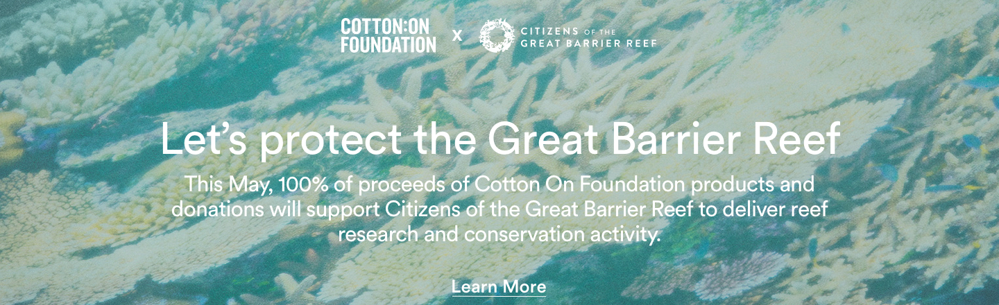 Let's protect the Great Barrier Reef. Click to Learn More.