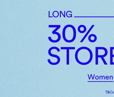 Click to shop Women's. Long weekend, 30% off storewide. T&C's apply.