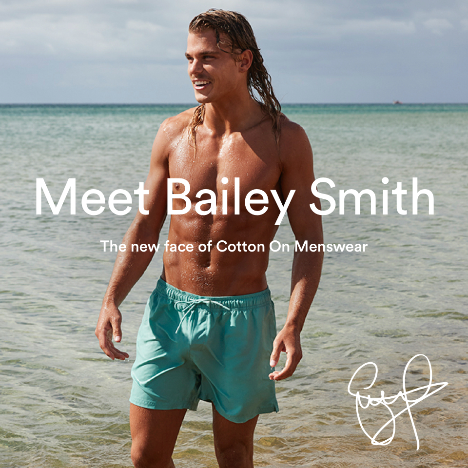 Meet Bailey Smith. Shop Swim