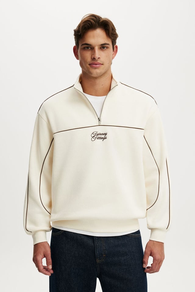 1/4 Zip Graphic Fleece > $59.99