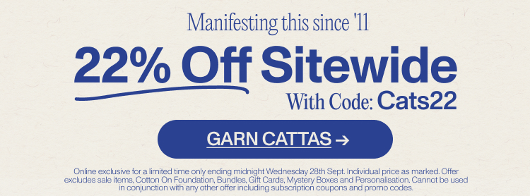 Shop 22% Off Sitewide With Code CATS22