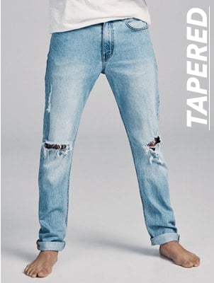 mens tapered jean