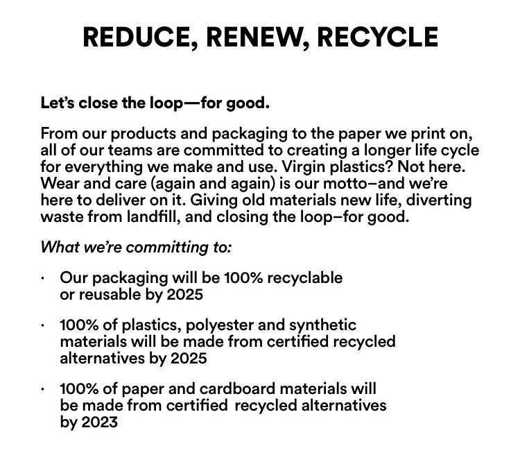 Reduce, Renew, Recycle. Let's Close The Loop For Good.