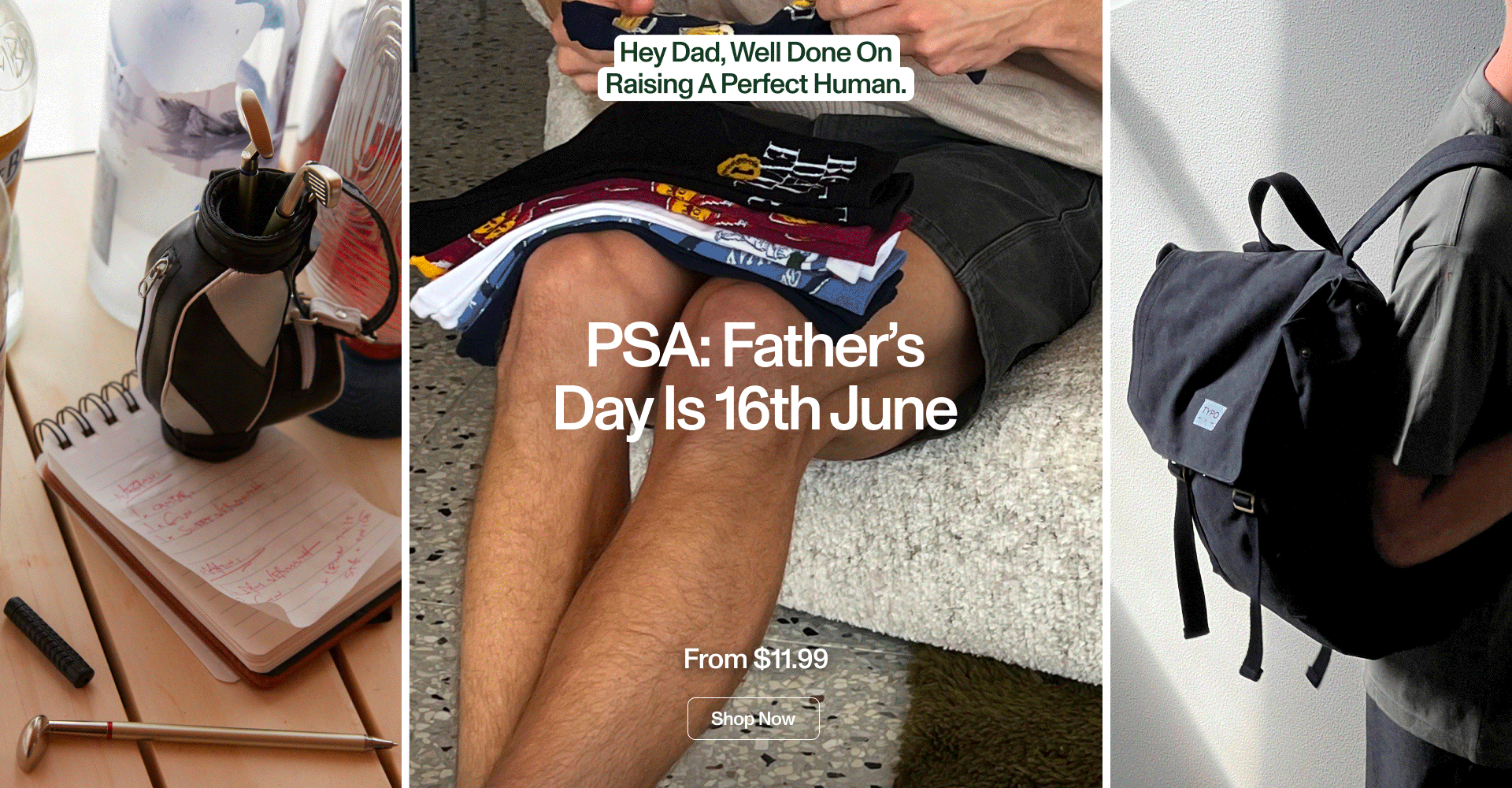 Thanks for teaching me how to fix shit. PSA: Father Day is 16th June. From $11.99. Shop Now.