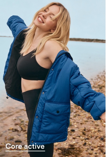 Sydney Sweeney. Core Active. Click to Shop.