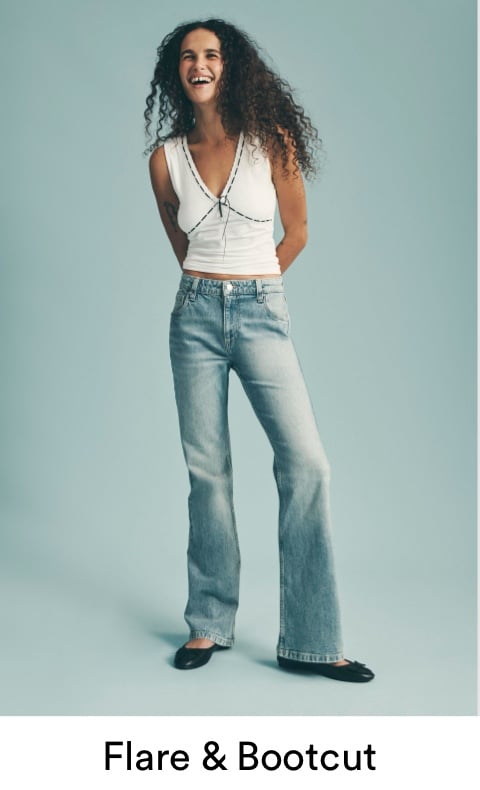 Bootcut and Flare Jeans. Click to shop.