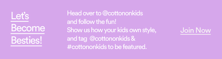 Follow us @Cottononkids.