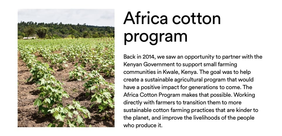Kenya cotton program