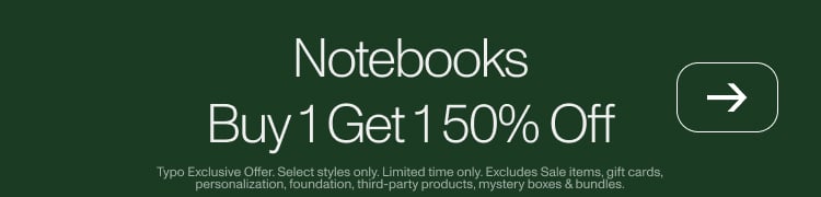 Notesbooks Buy 1 Get 1 50% Off. Shop now.