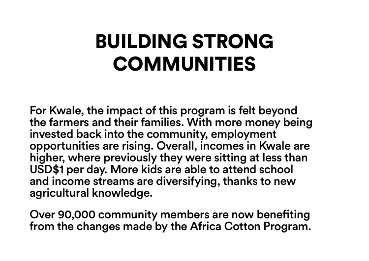 Building Strong Communities. For Kwale, the impact of this program is felt beyond the farmers and thier families.