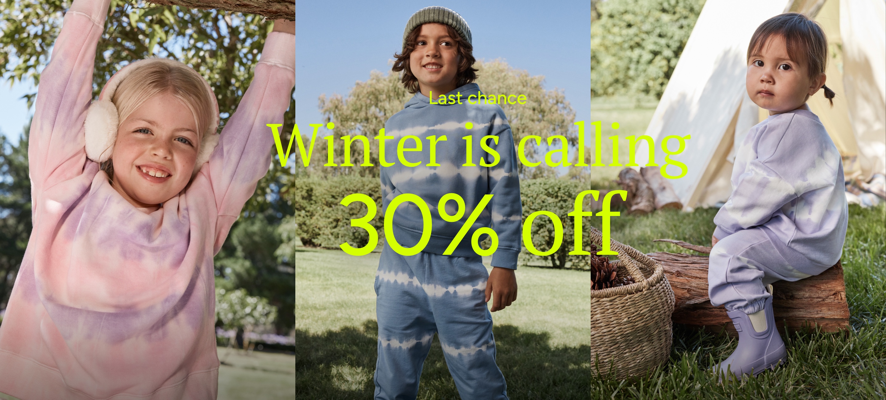Winter is calling. Last Chance. 30% off.