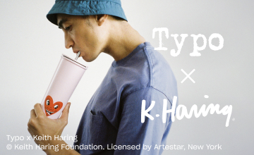 Typo x Keith Haring. Click to shop.