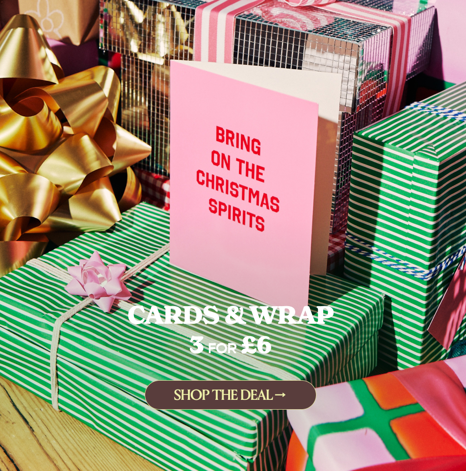 Cards & Wrap. 3 For £6. Shop The Deal.