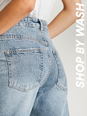 Shop Jeans by Wash. Click to shop.