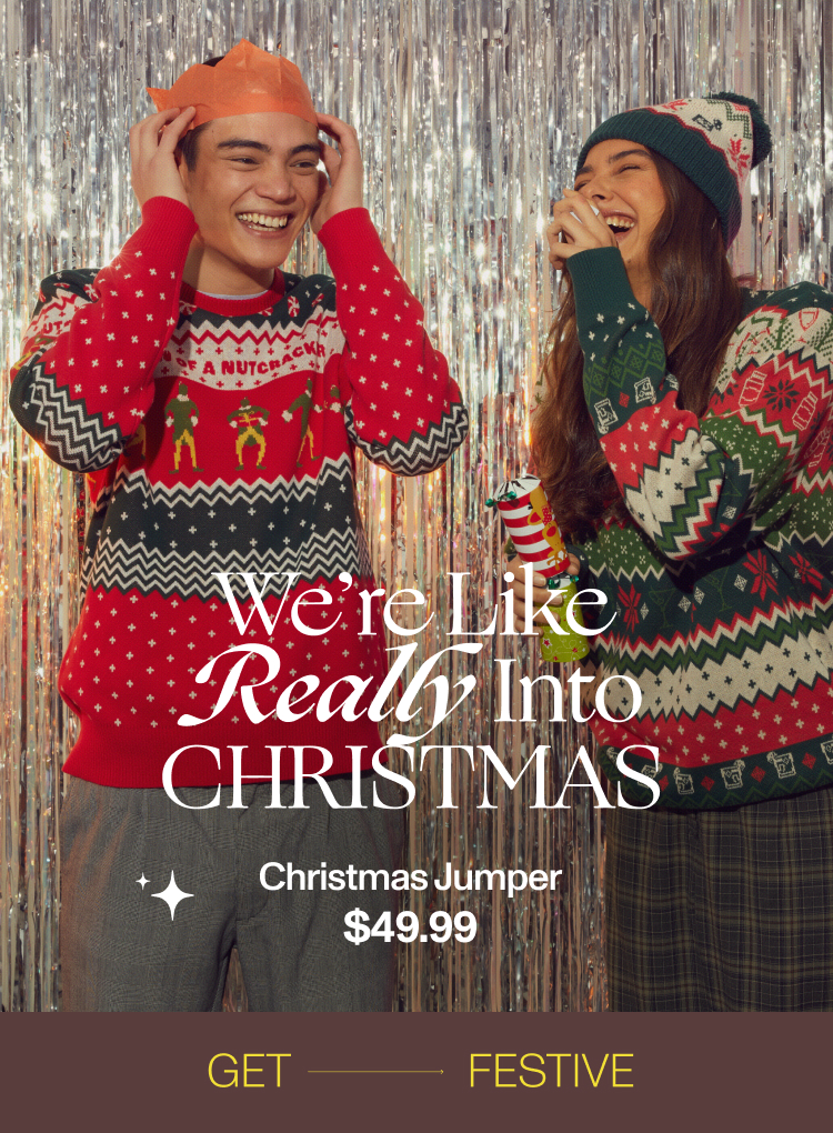 Get Festive. Christmas Jumper $49.99
