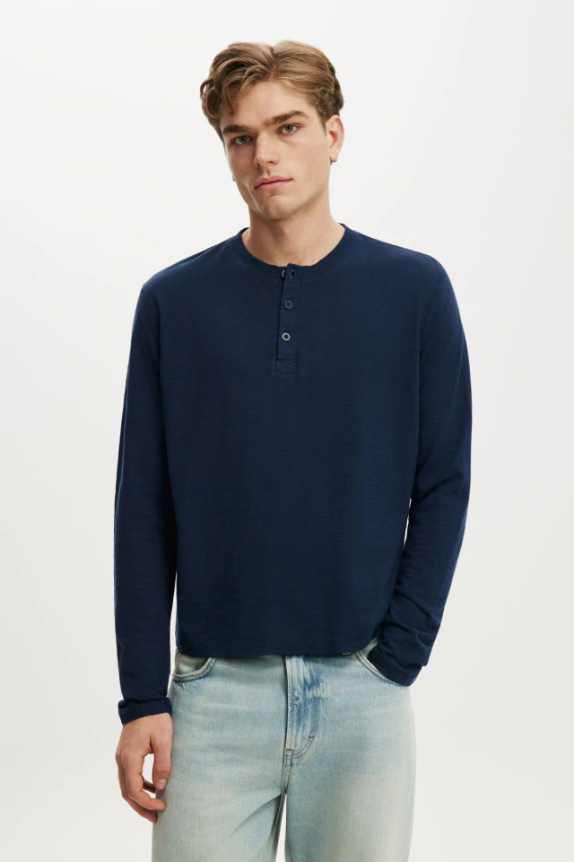 Fitted Henley T-Shirt > $39.99