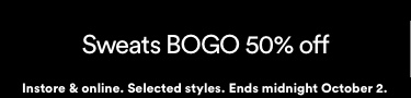 Swears BOGO 50% Off | Ends midnight Oct 2. T&Cs Apply.