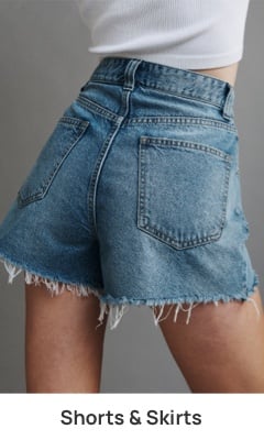 Click to shop Denim Shorts.