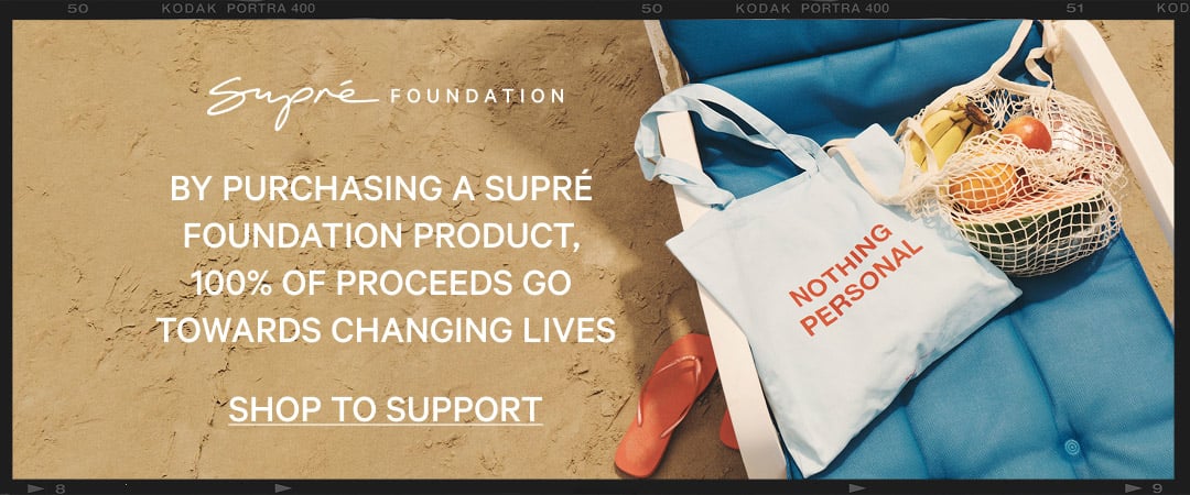 Shop our Supré Foundation Square Tote to support Supre Foundation. 100% of proceeds go towards changing lives.