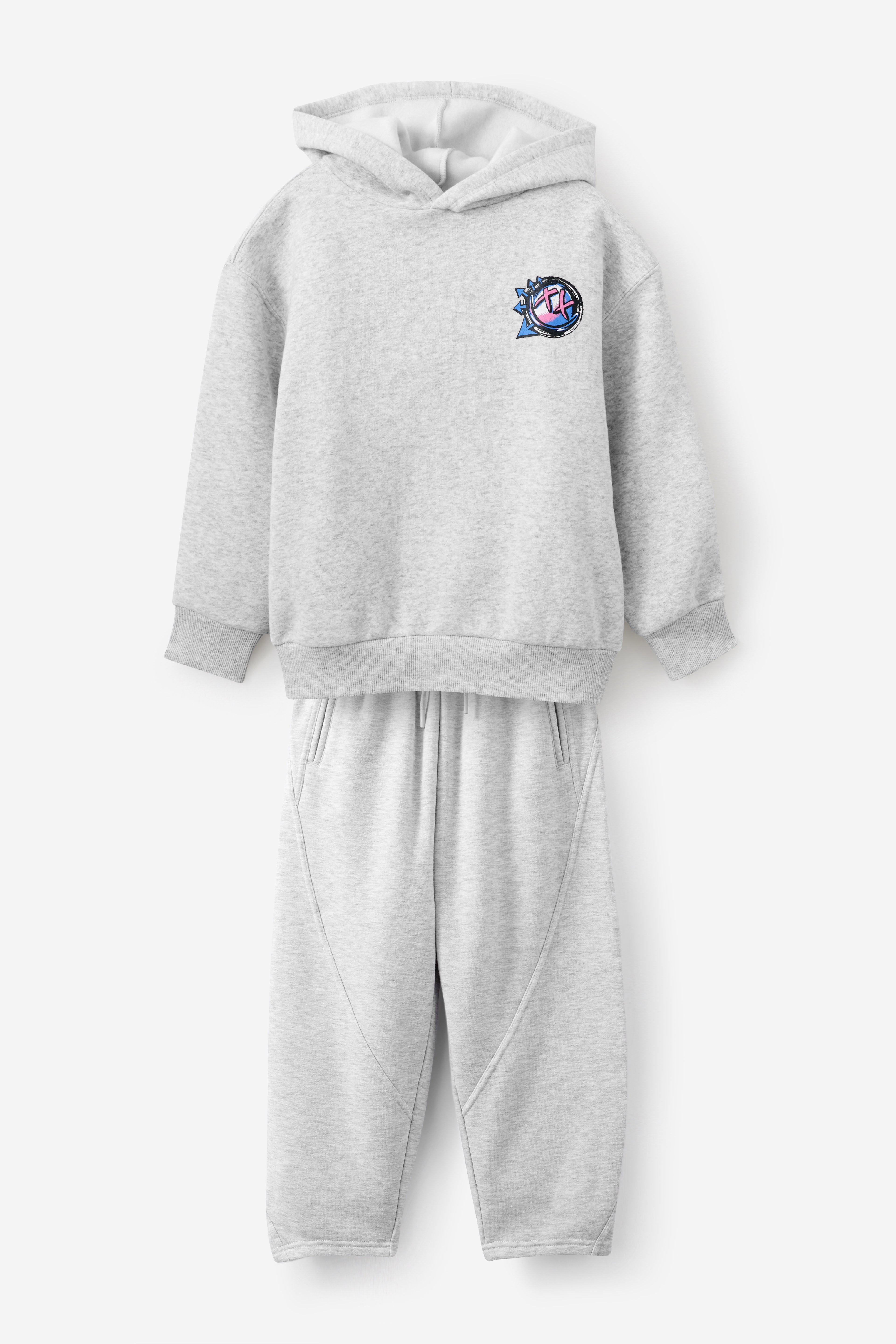 License Oversized Hoodie & Barrel Sweatpant Set,