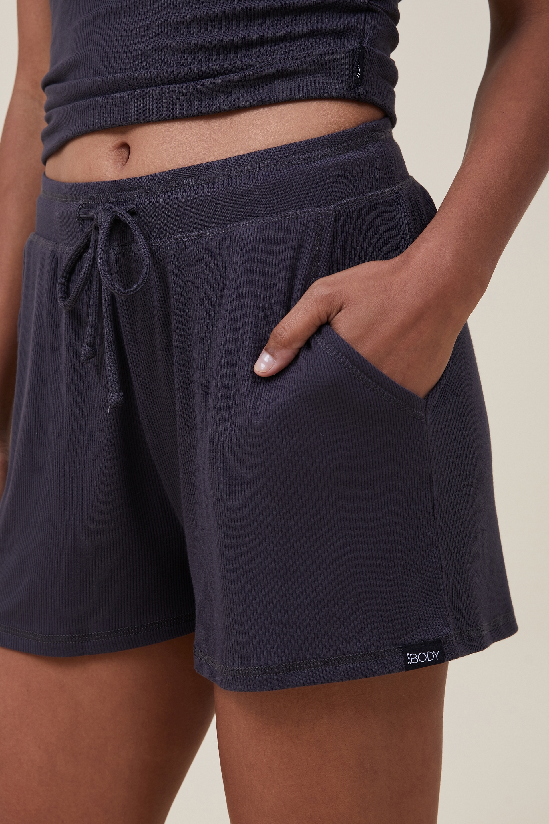 Cotton:On super soft sleep shorts in gray