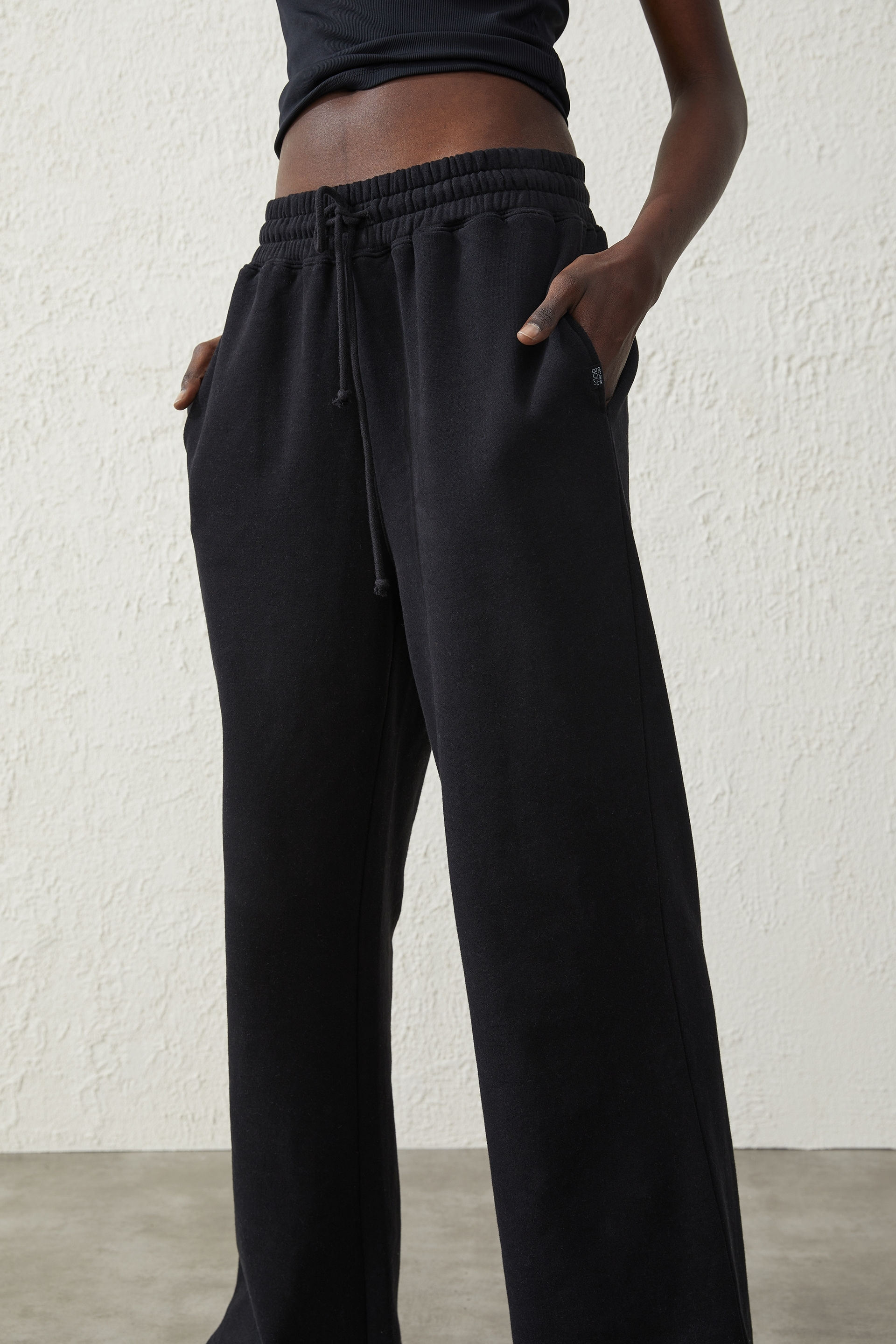 Champion reverse weave wide leg track pants with embroidered logo | ASOS