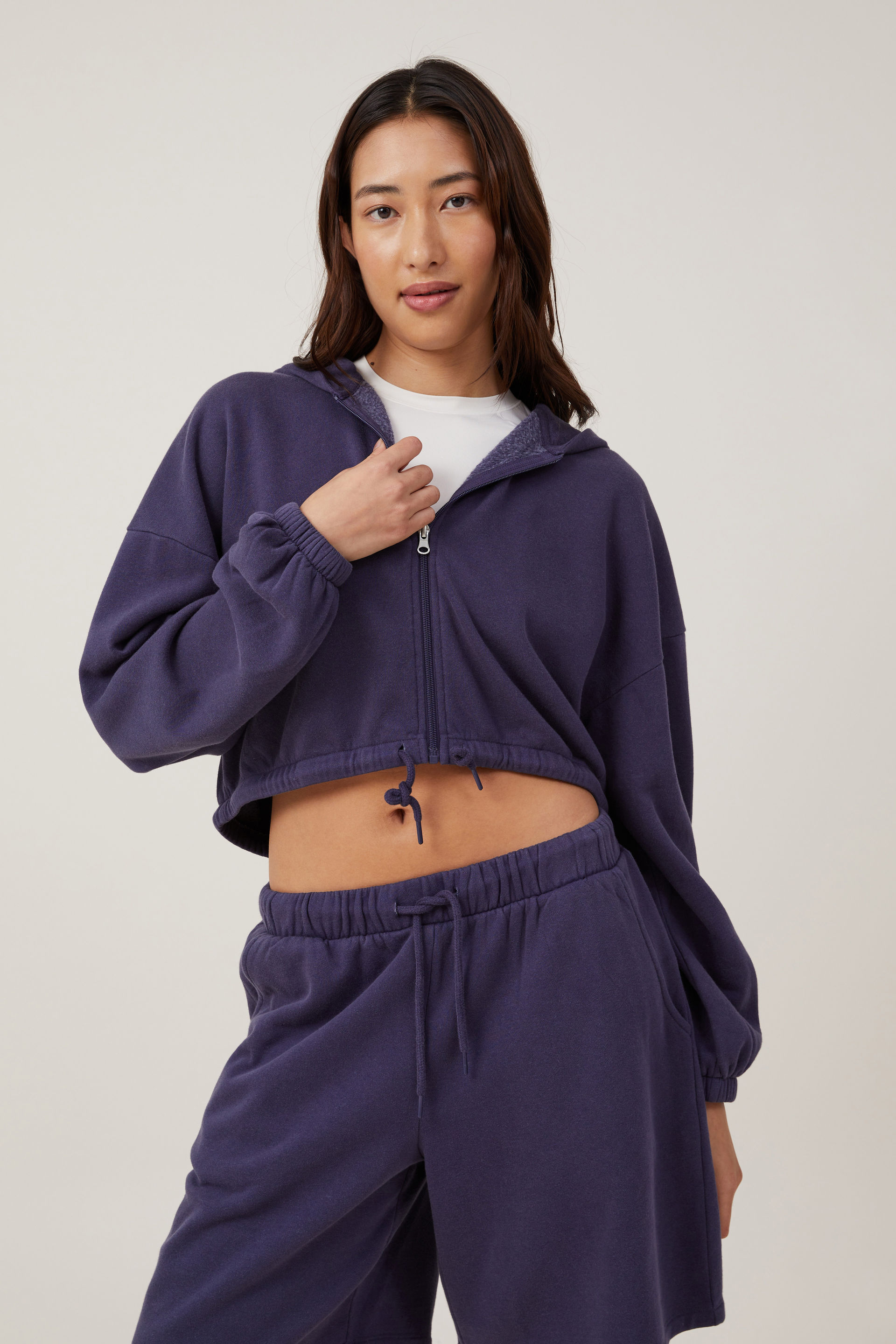 Cropped hoodie cotton on best sale