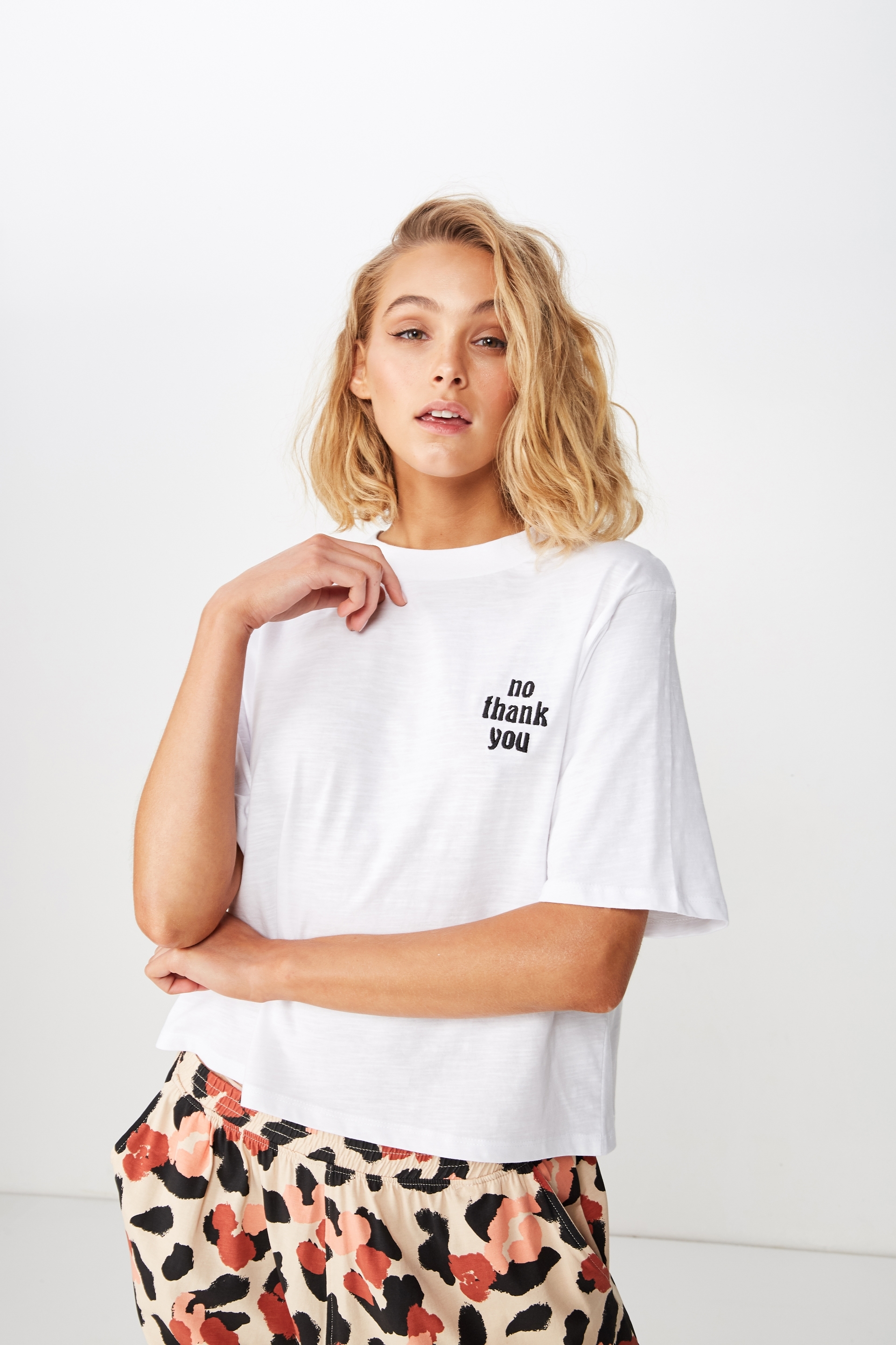 Jersey High Neck T-Shirt | Women's 