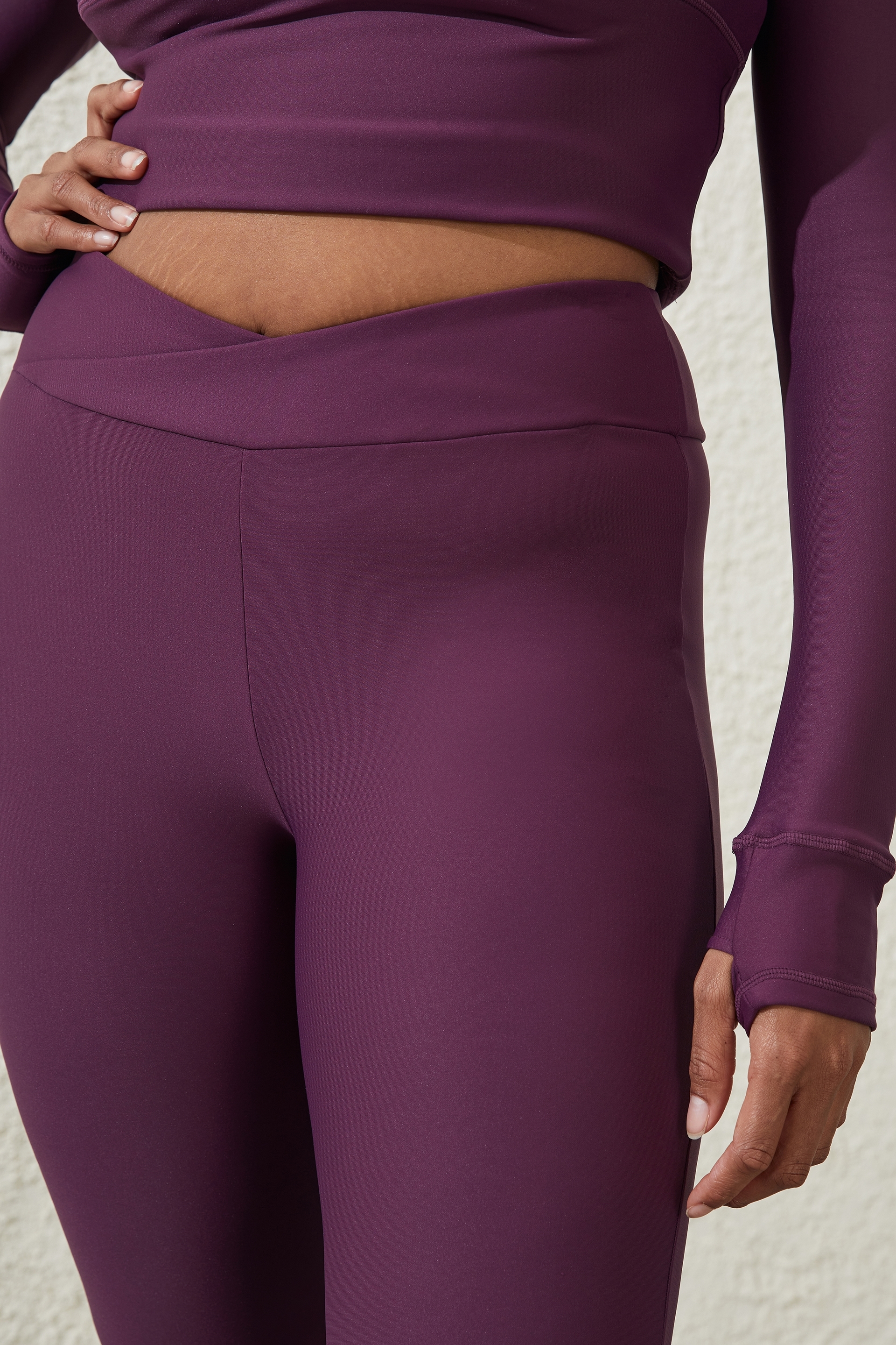Fleece Lined Full Length Flare Pants by Cotton On Body Active Online, THE  ICONIC