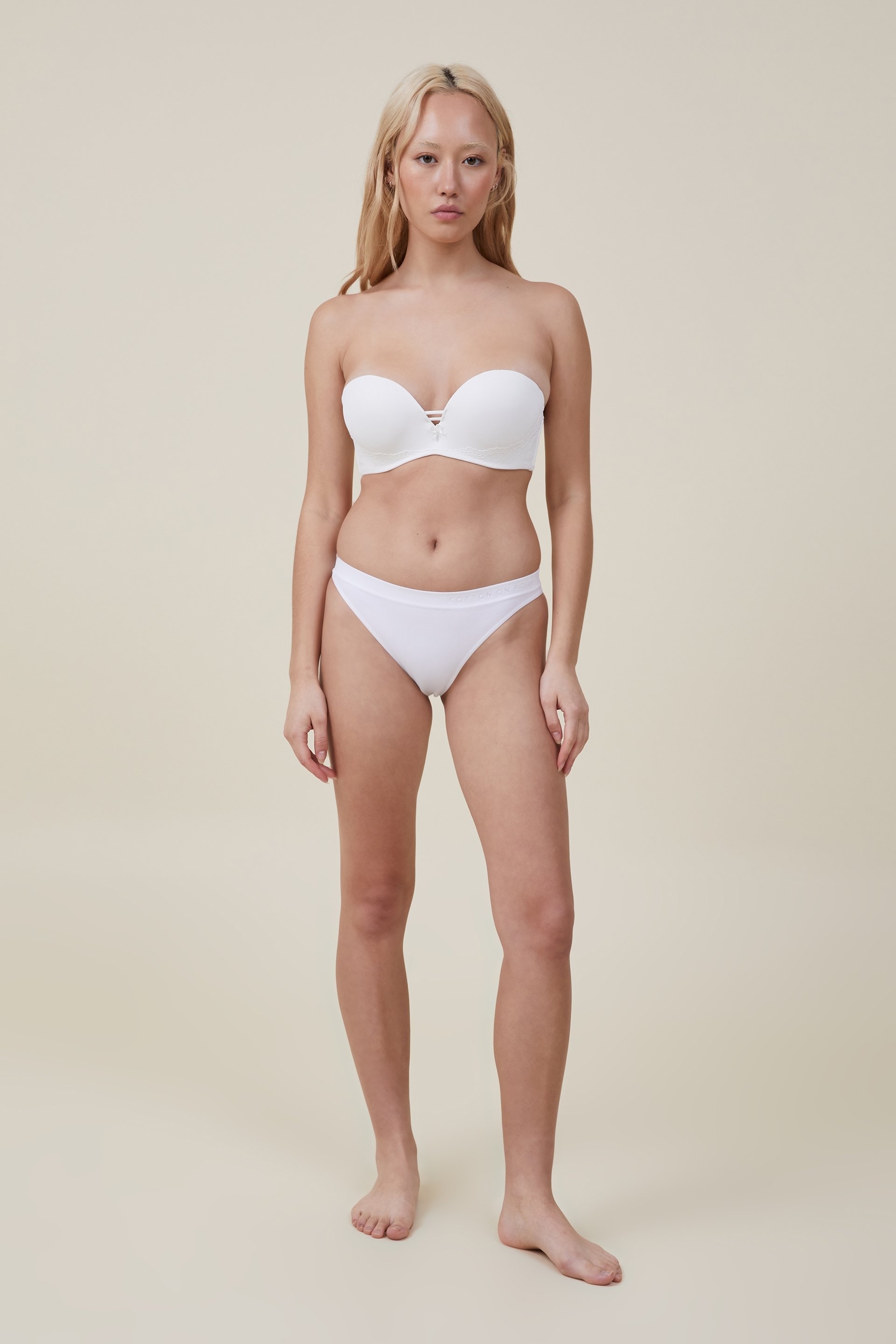 Charnos Superfit Lace Strapless Bra in Ivory FINAL SALE - Busted