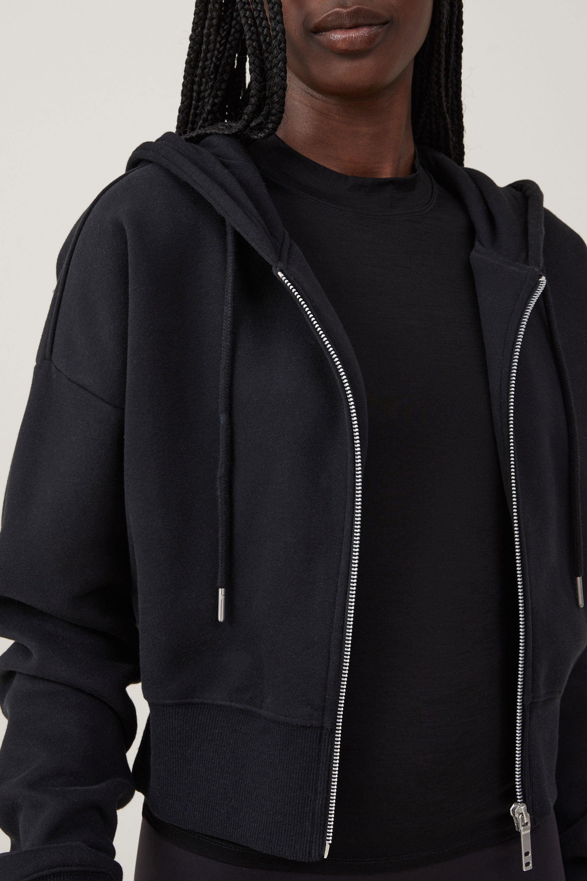 Picture Organic Clothing Basement Plush Zip Hoodie Black Sweatshirts and  fleeces : Snowleader