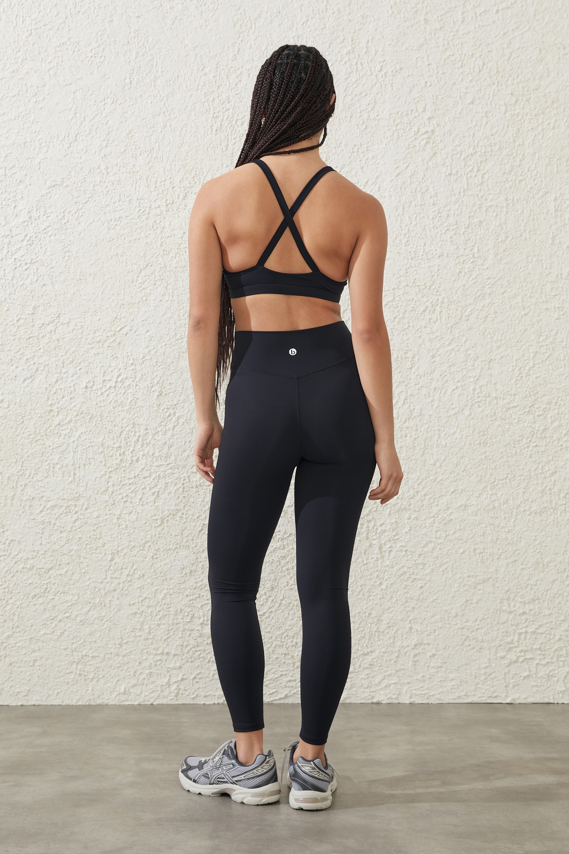 High Rise Matte Luxe Crossover 7/8 Legging in Neon