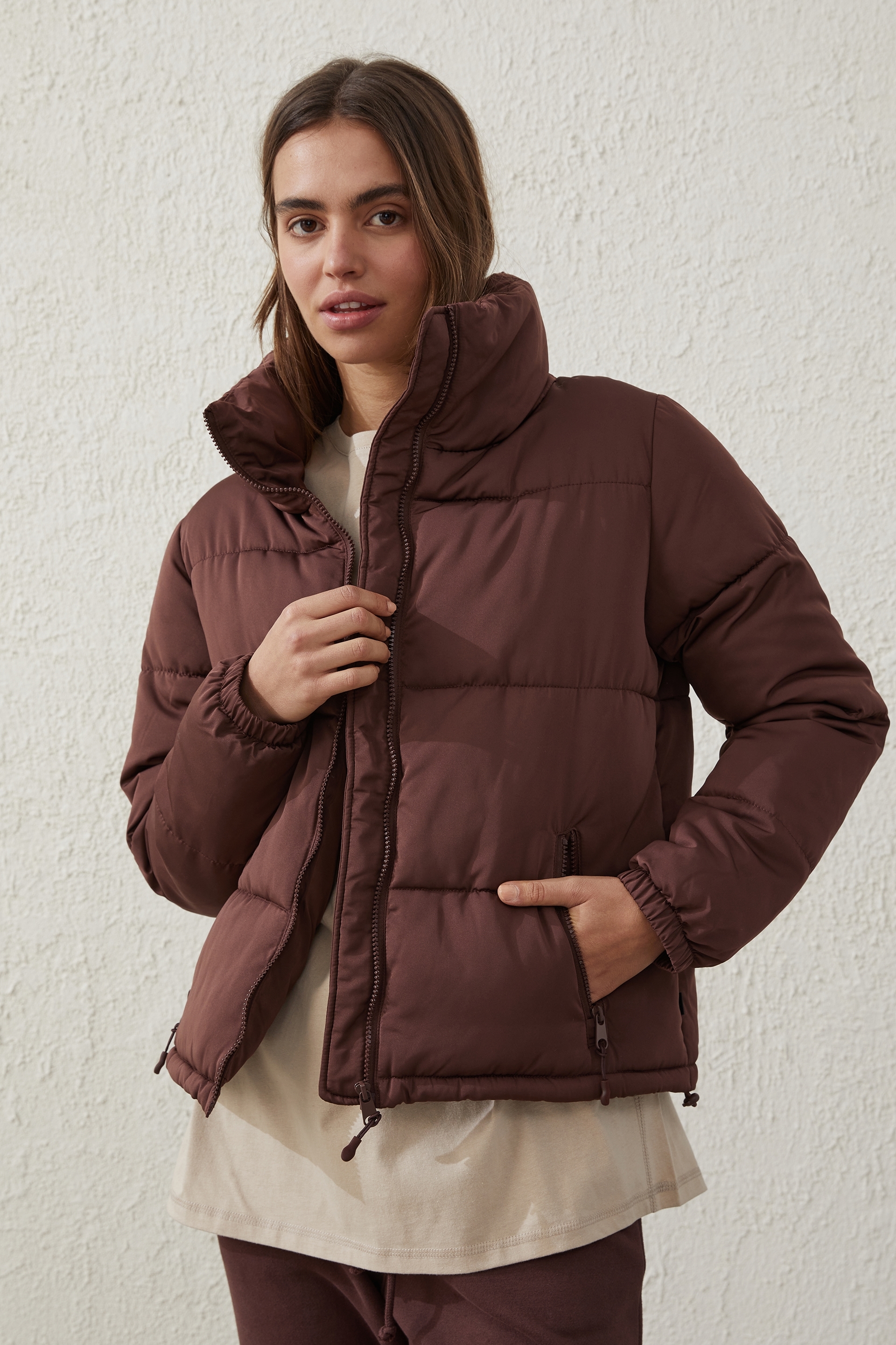 Body - The Recycled Mother Puffer 2.0 - Cedar brown