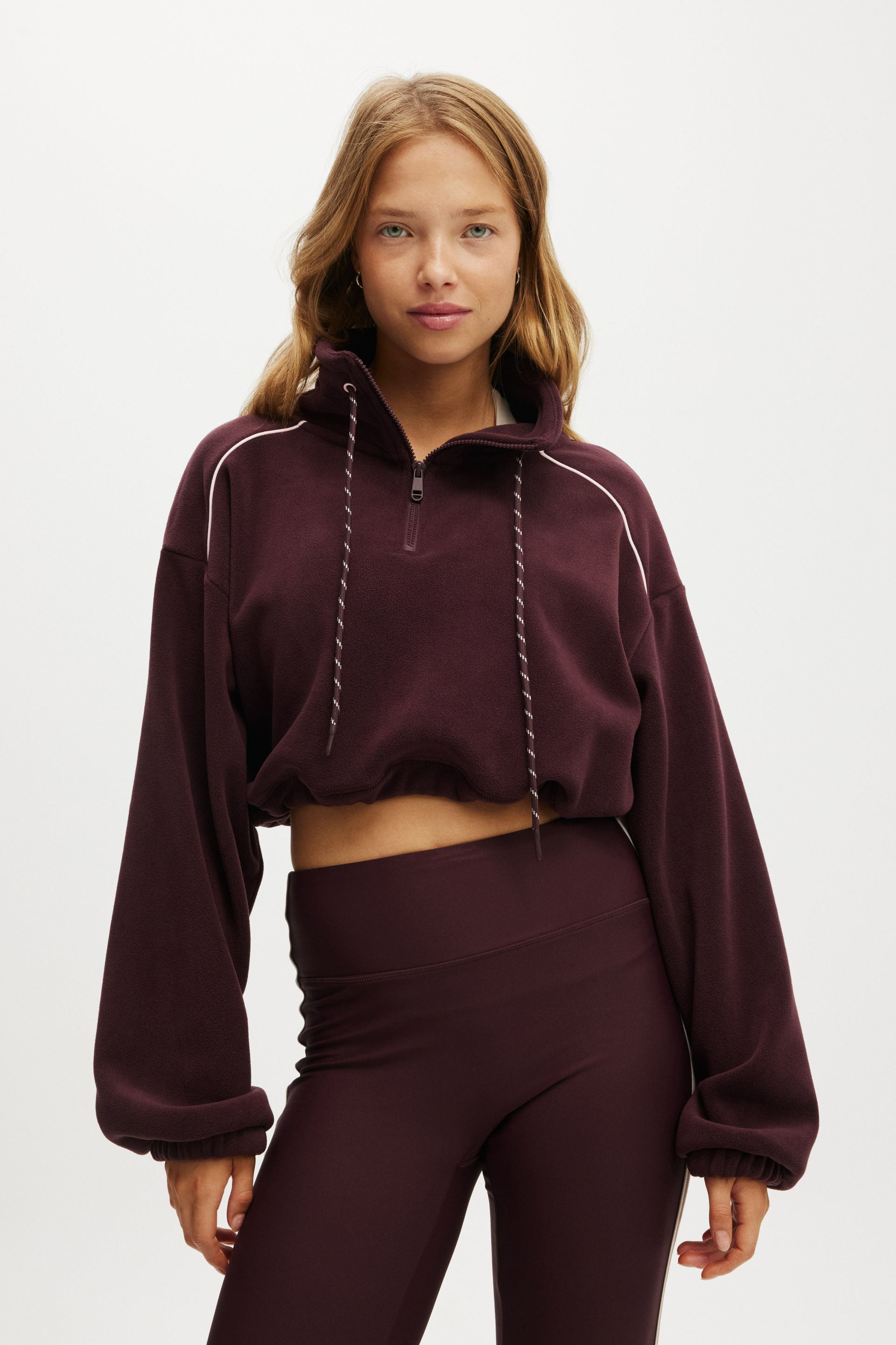 Body - Explorer Polar Fleece Half Zip Jumper - Cherry ripe/cherry dream