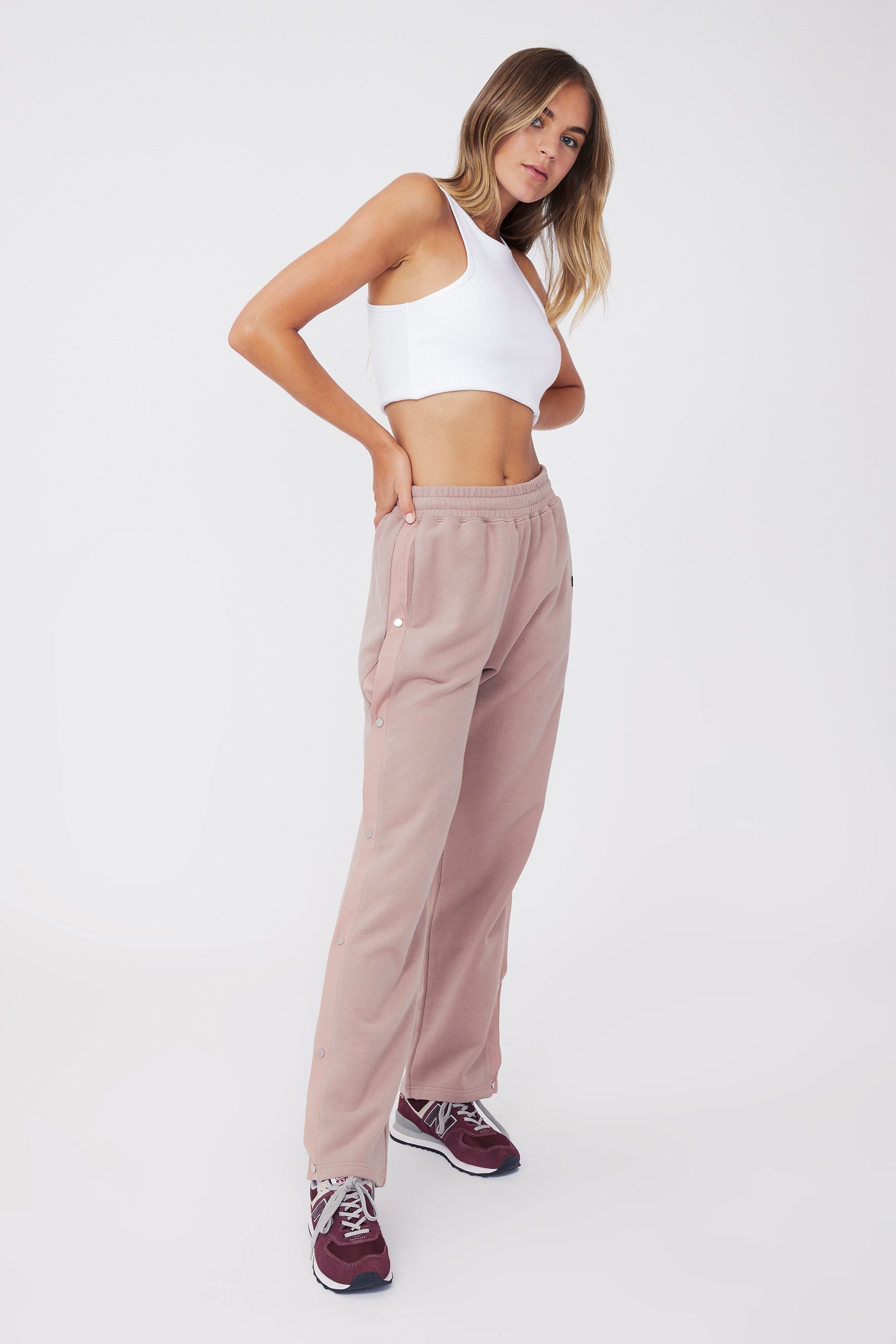 snap track pants