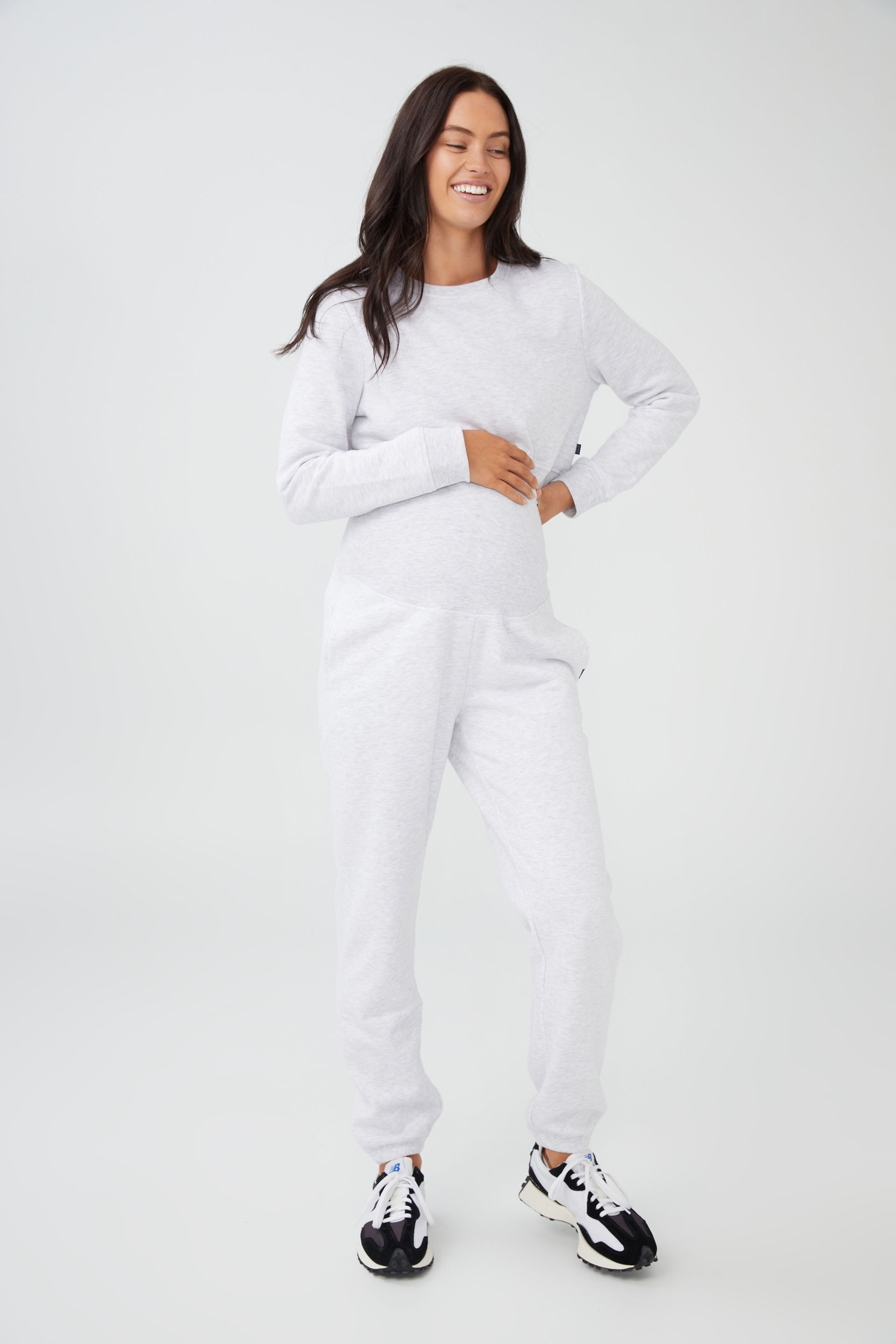 Maternity Plush Gym Track Pant