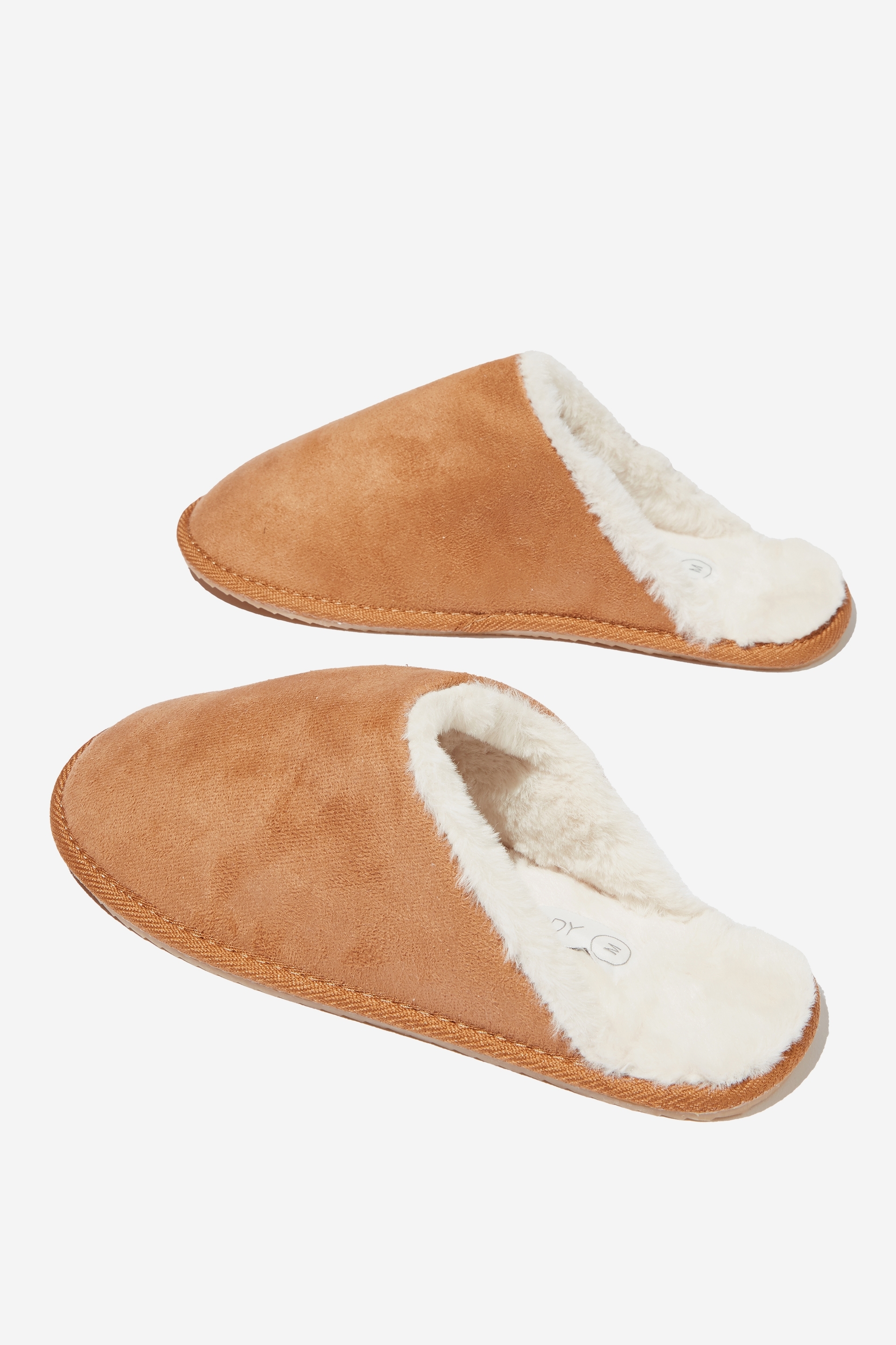 cotton scuff slippers