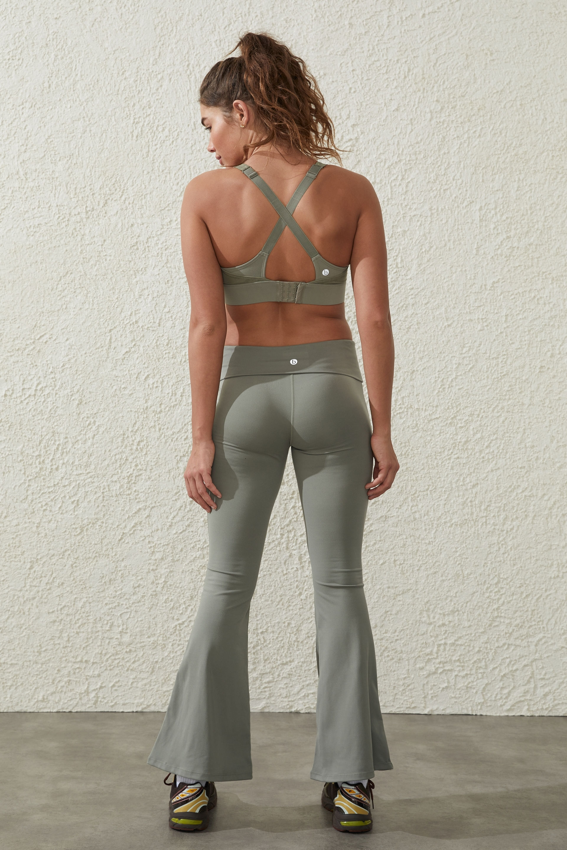  NioBe Clothing Stretchy Fold Over Lounge Solid Flare