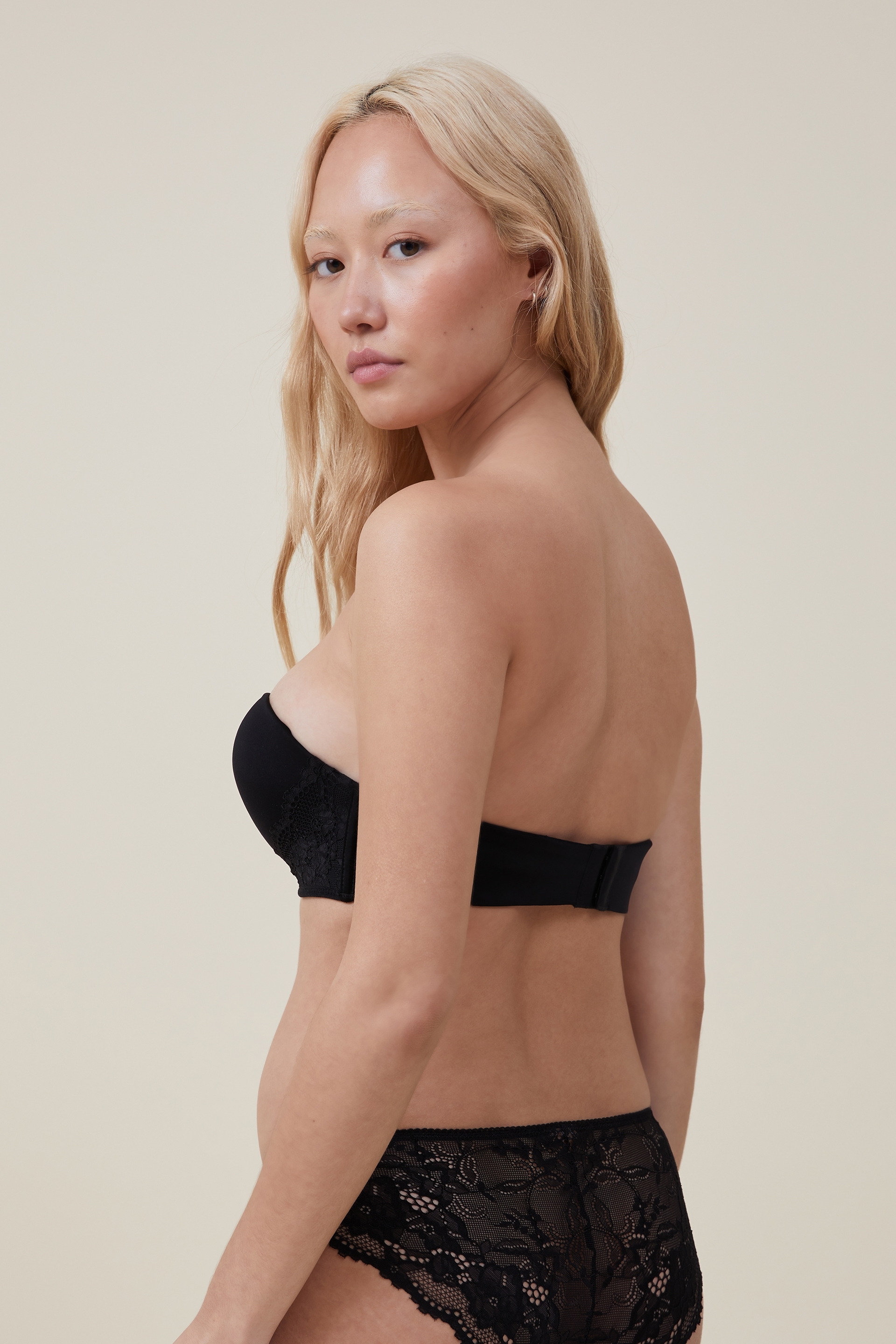 Cotton On Cotton:On ultimate comfort strapless push up bra in black -  ShopStyle