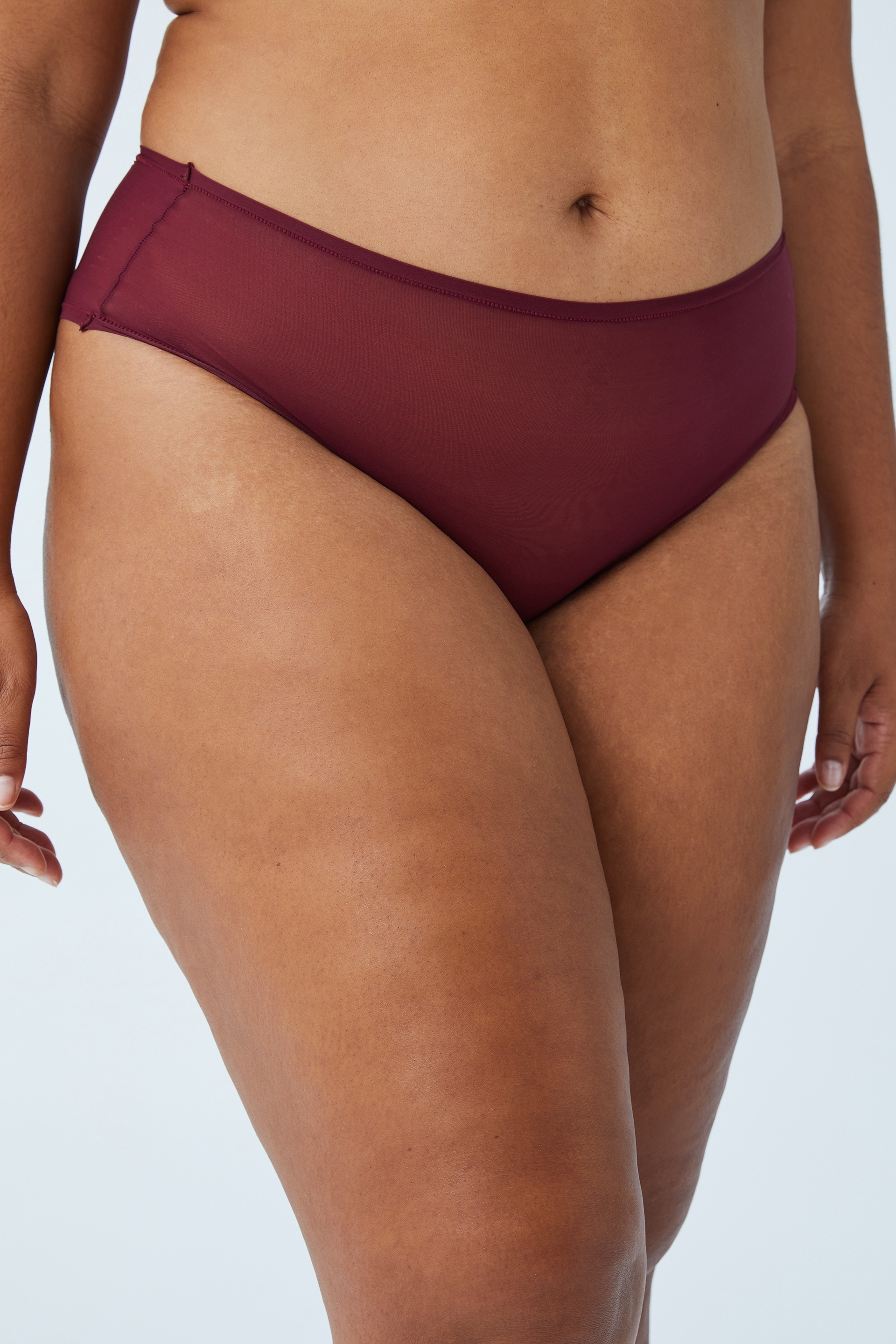 Body - Curve The Flexi Bikini Brief - Burgandy