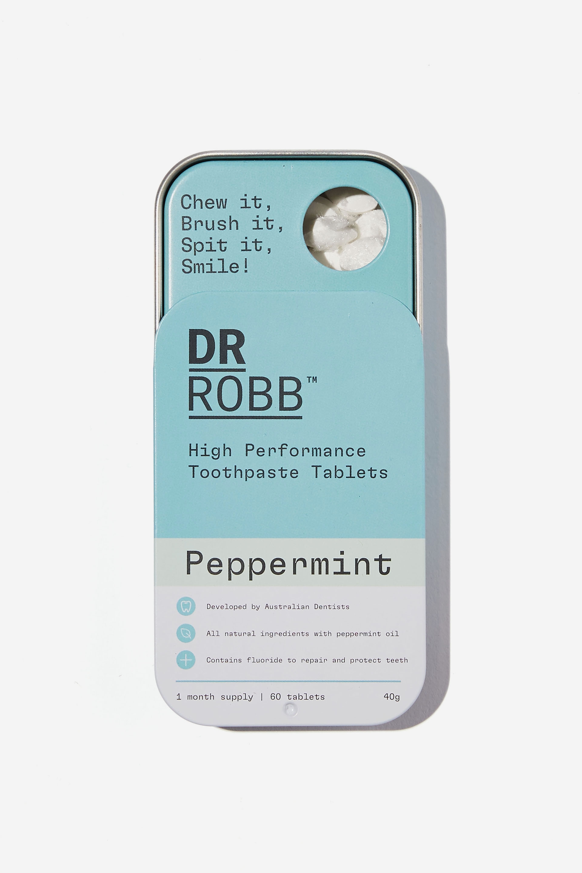 Cotton On Foundation - Dr Robb High Performance Toothpaste Tablets - Peppermint