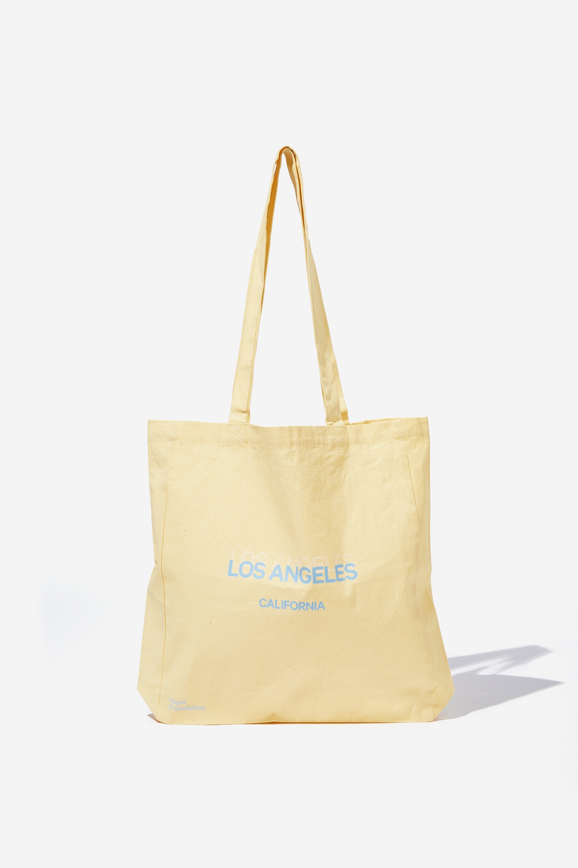 Cotton On Foundation - Foundation Supre Organic Tote Bag - Los angeles california yellow